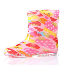 Chilren Rain Boots candy pattern kids rain boots